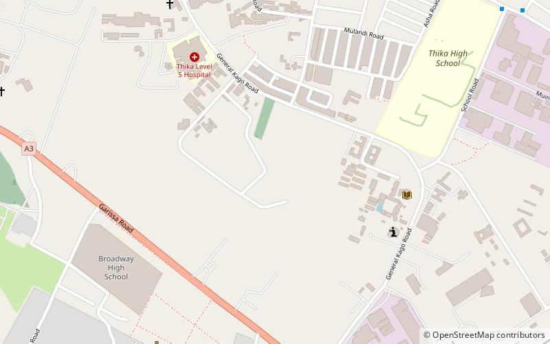 mount kenya university location map