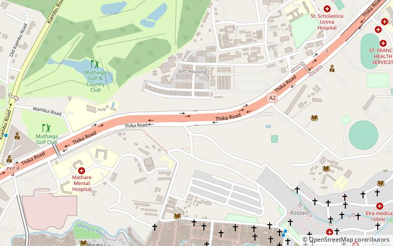 Thika Road location map