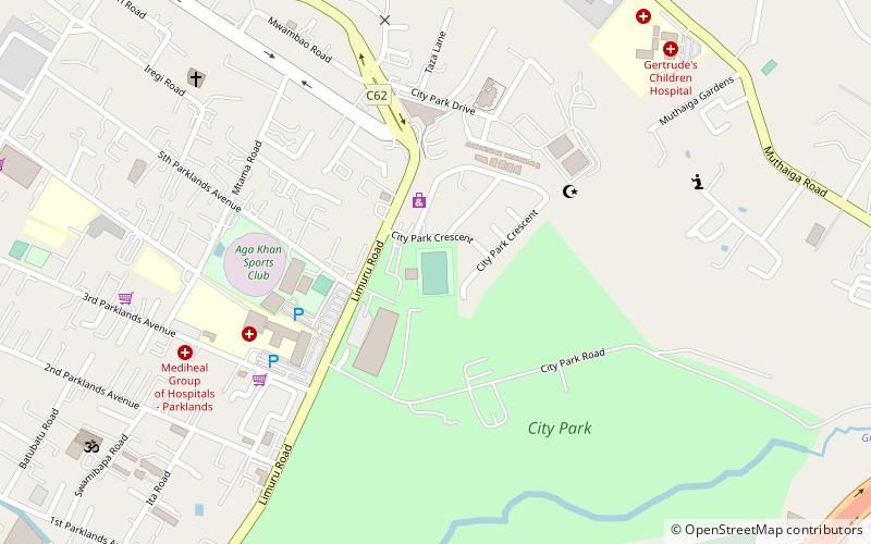 City Park Hockey Stadium location map