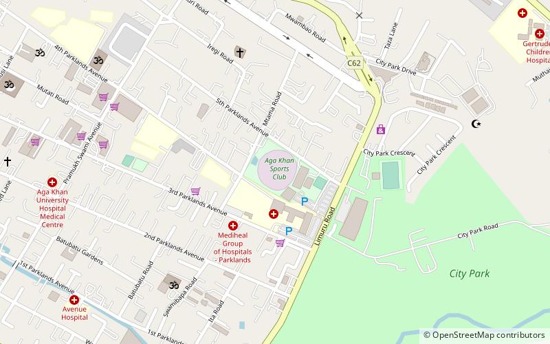 Aga Khan Sports Club Ground location map