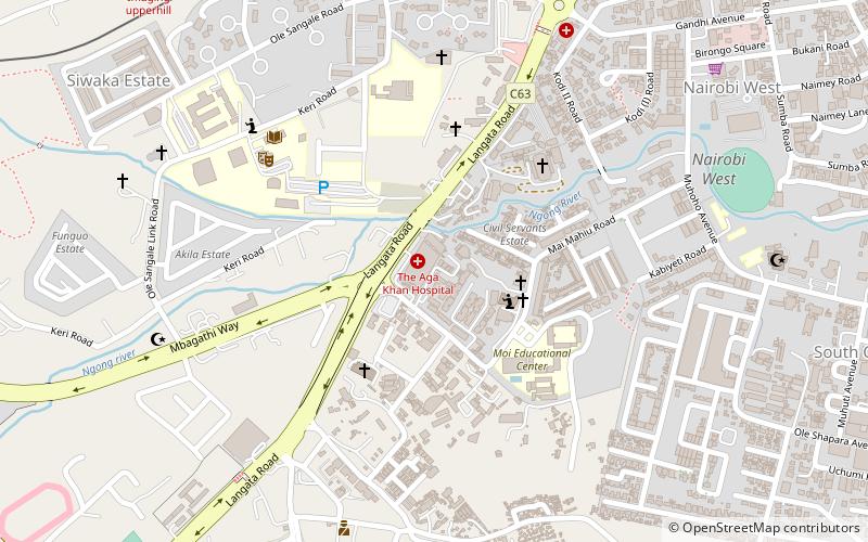 t mall nairobi location map