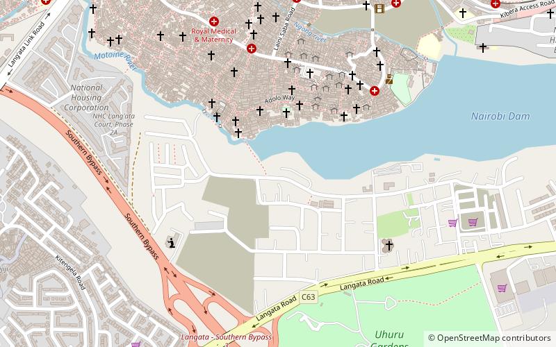 Uhuru Gardens location map