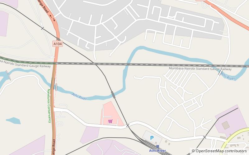 Athi River location map
