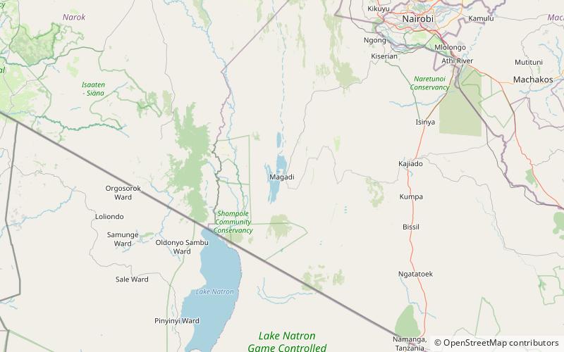 magadi location map