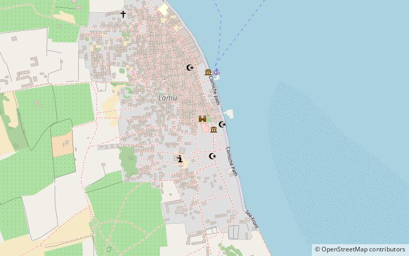Lamu Market location map