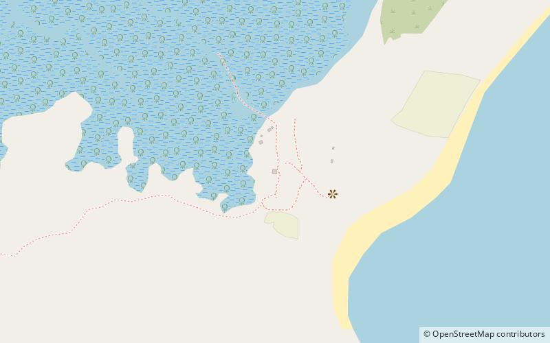 Manda Island location map