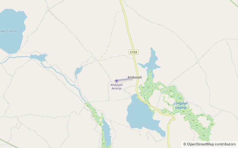 Amboseli National Park location map