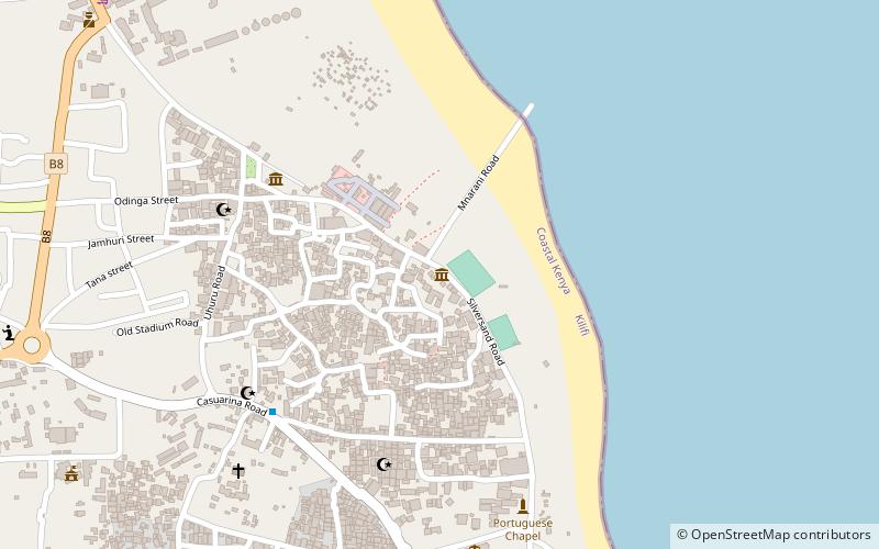 Malindi Museum location map