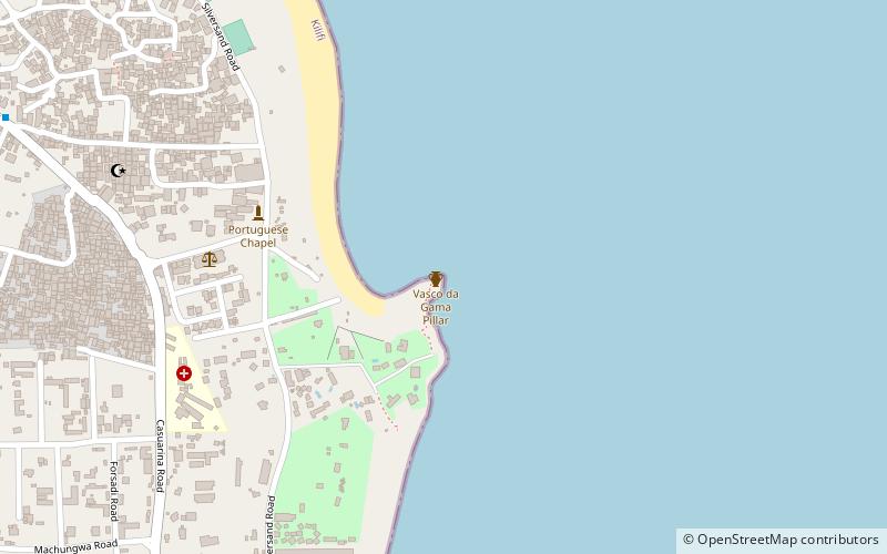 Vasco da Gama Pillar location map