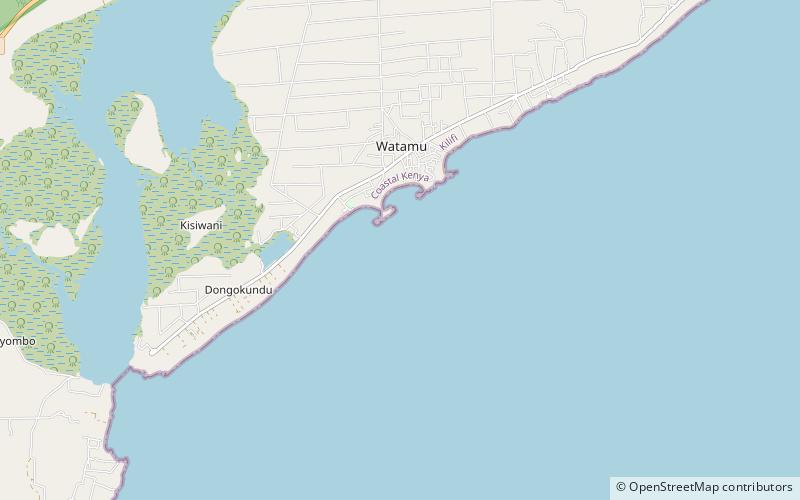 Watamu-Meeres-Nationalpark location map