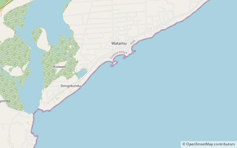 Watamu Marine National Park location map