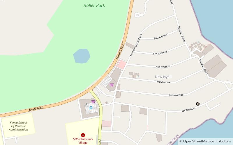city mall mombasa location map
