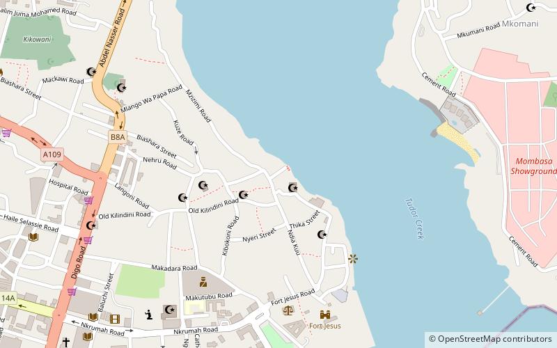 leven house mombasa location map