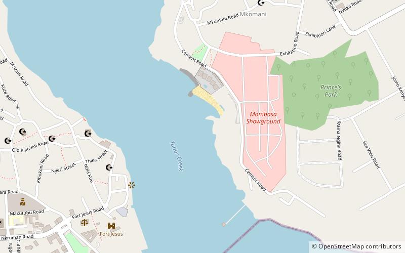 english point marina mombasa location map
