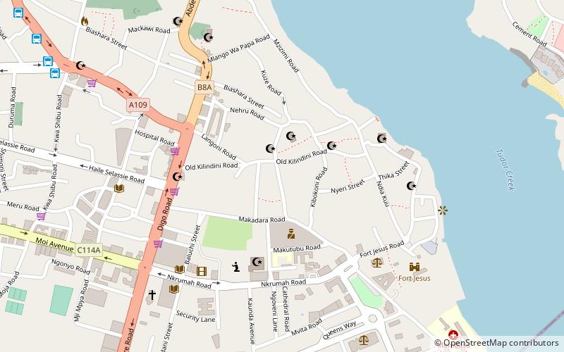 old town mombasa location map