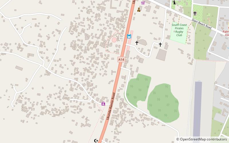 Ukunda location map