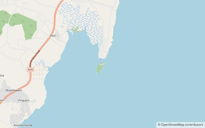 Chale Island location map