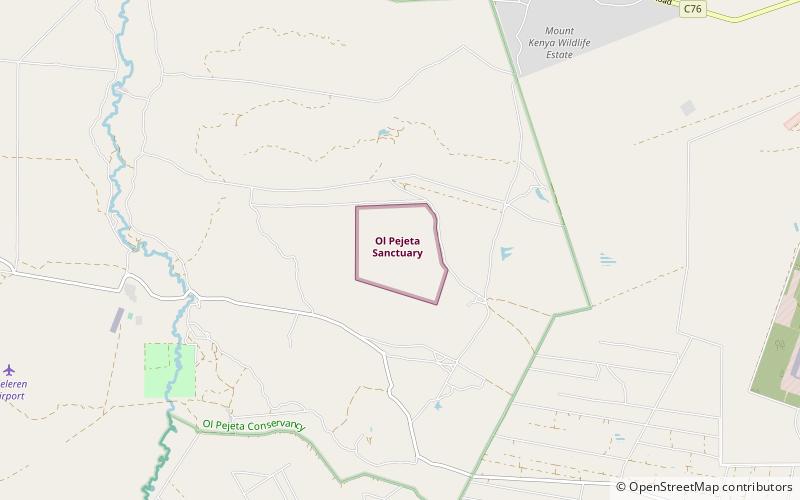 Ol Pejeta Sanctuary location map