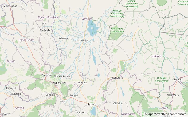 Bogoriasee location map