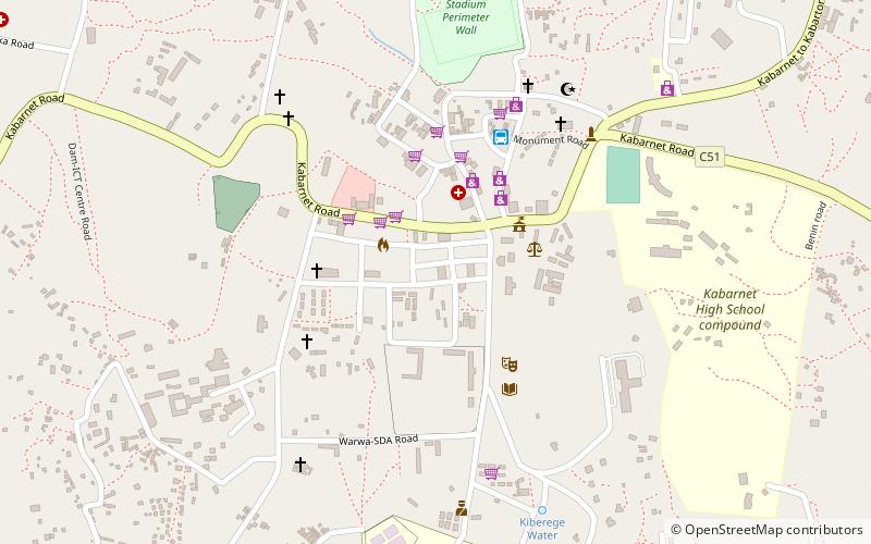Kabarnet Museum location map
