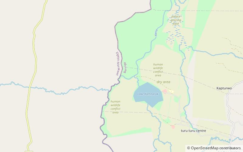 Kerio Valley location map