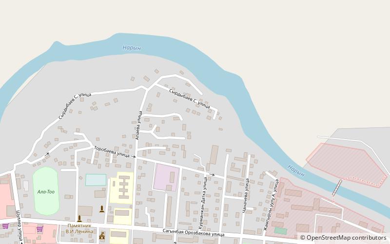 District de Naryn location map