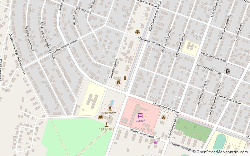 Toktogul S. location map
