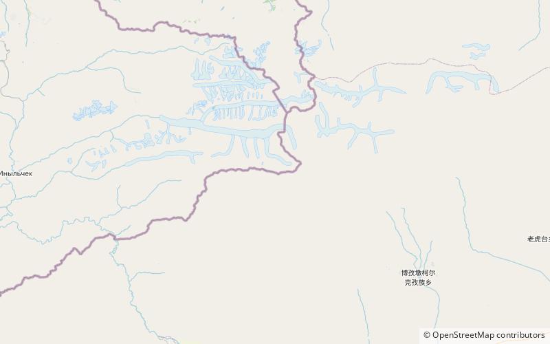 Pico Jengish Chokusu location map