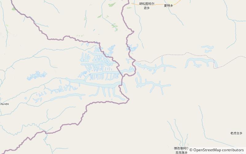 Chan Tengri location map