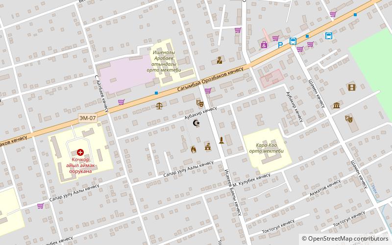 medrese kochkor location map