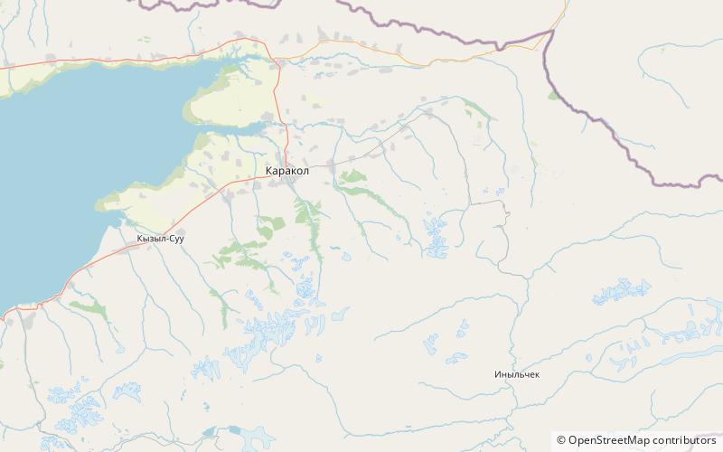 Terskej-Alatau location map