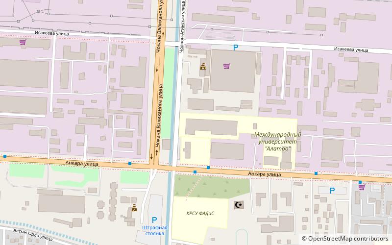 ala too international university bischkek location map