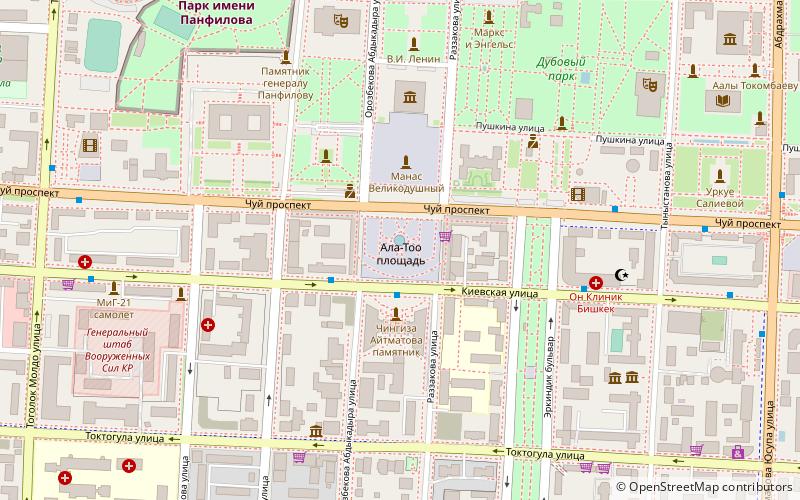 Plac Ała-Too location map