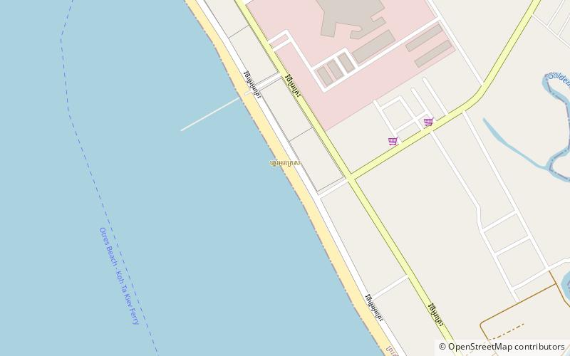 Otres Beach location map