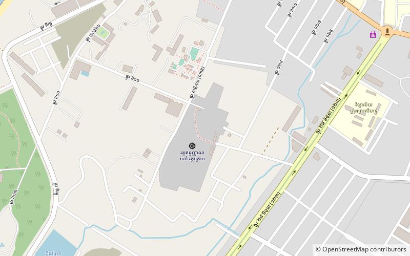 wat krom sihanoukville location map