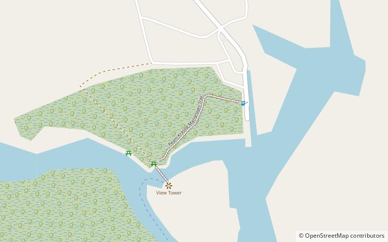 Peam Krasop Mangroves Trail location map