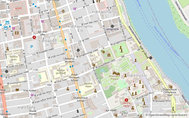 Royal University of Fine Arts location map