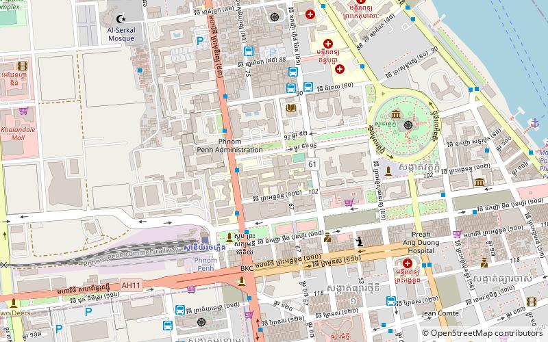 national university of management phnom penh location map