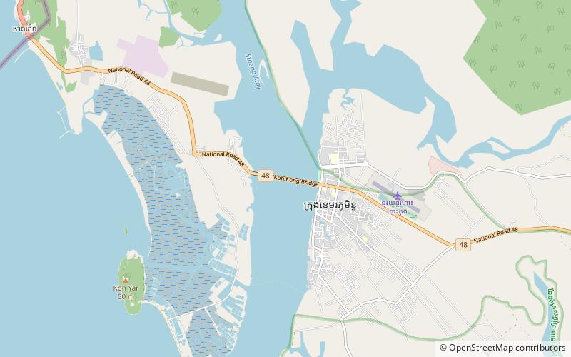 Koh Kong Bridge location map