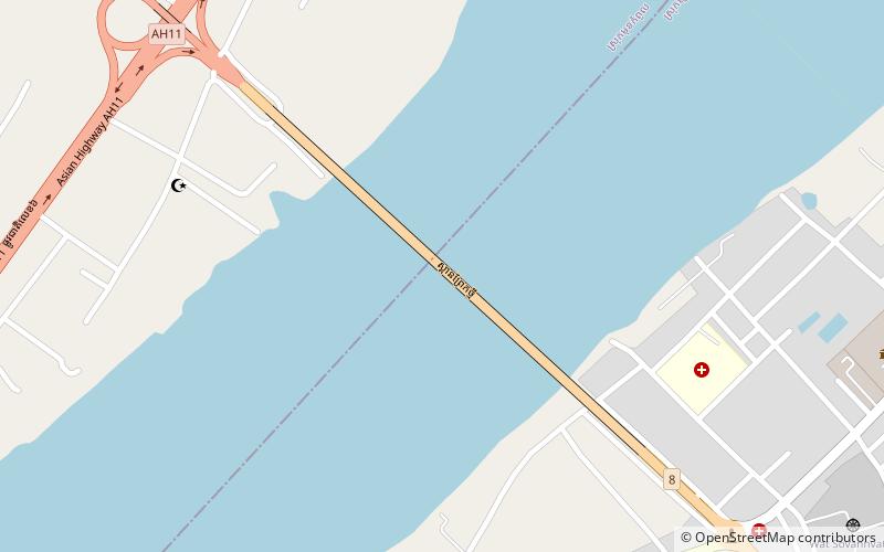 Prek Tamak Bridge location map
