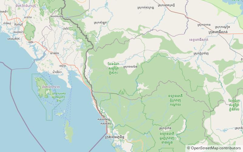phnom samkos phnom sankos wildlife sanctuary location map