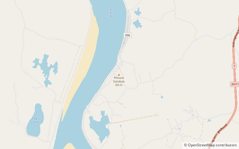 phnom sambok kratie location map