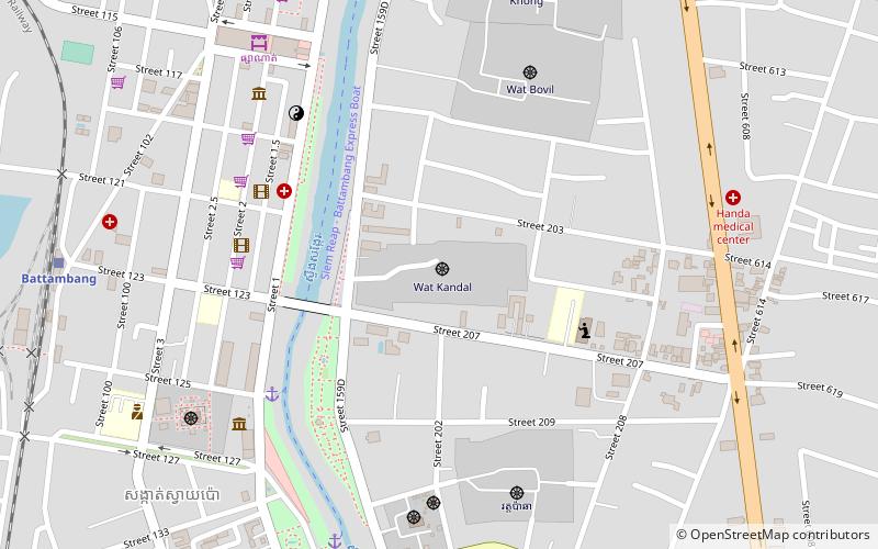 Wat Kandal location map