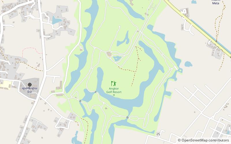 Angkor Golf Resort location map