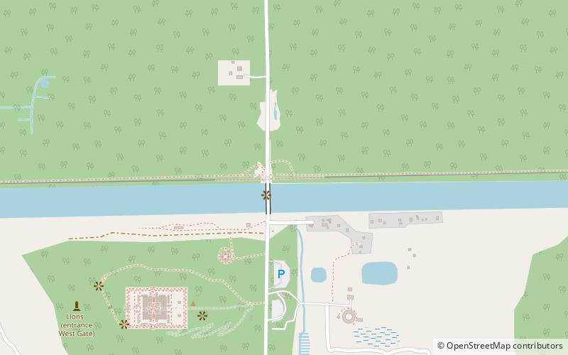 south gate siem reap location map