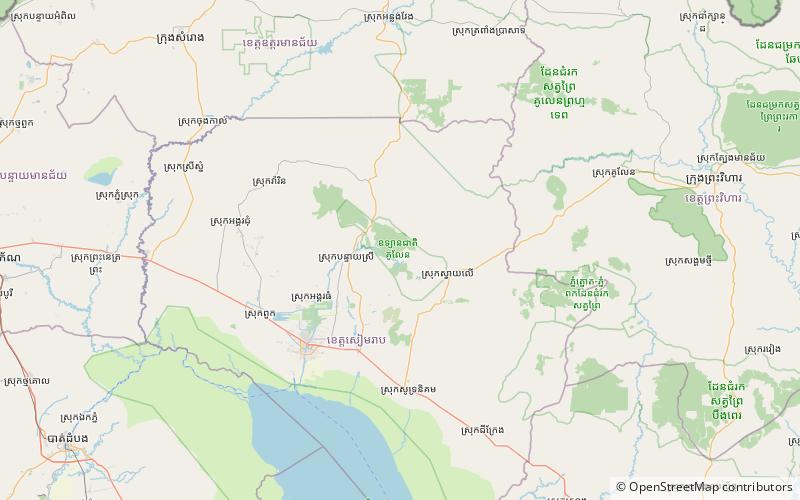 Phnom Kulen location map
