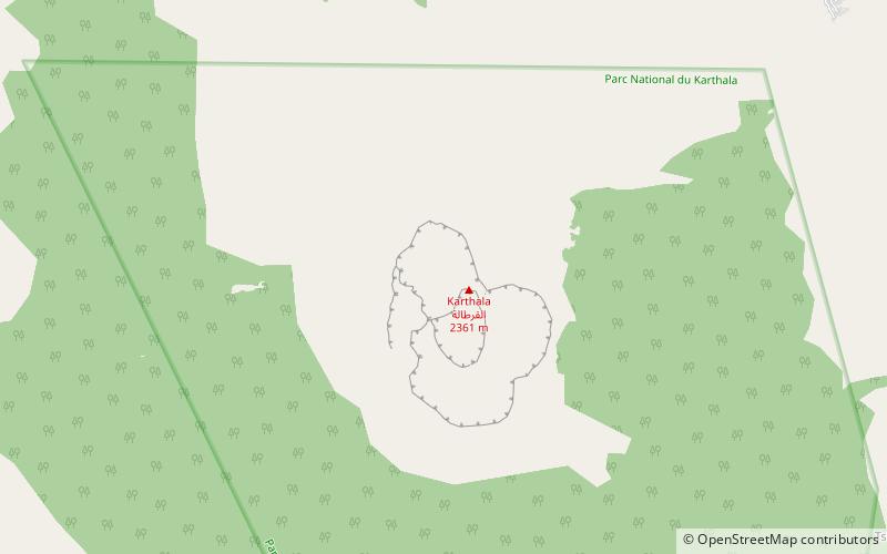 Mount Karthala location map
