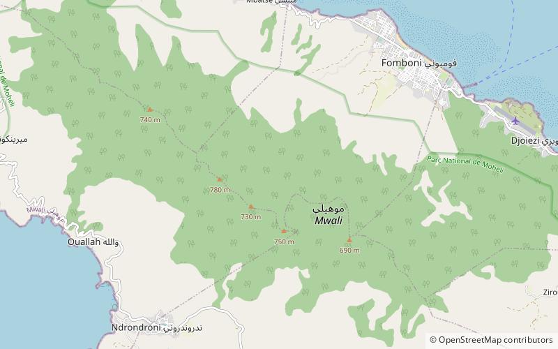 moheli island location map