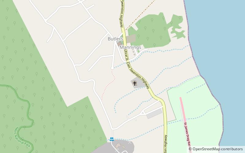 Eden Brown Estate location map