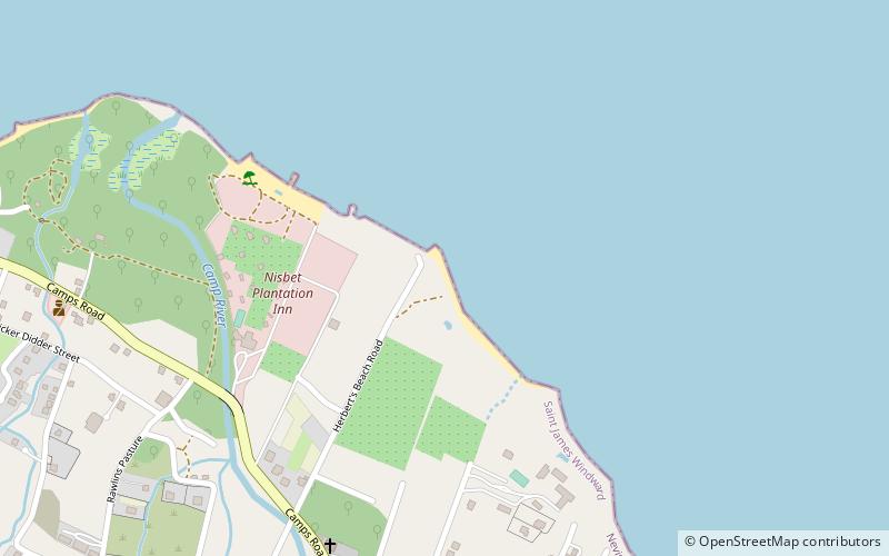 herberts beach newcastle location map